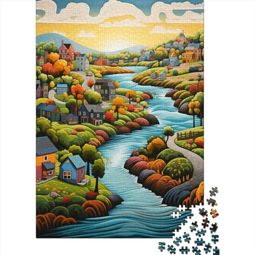 Paradies Puzzle 1000 Teile Schwer Puzzle Spielzeug Pädagogisches Spiel Impossible Herausforderung Spielzeug Für Erwachsene Und Kinder Ab 14 Jahren 1000pcs (75x50cm) von YOPDEOOCR