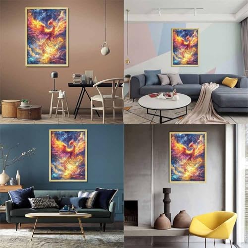 Phoenix Puzzle 1000 Teile Schwer Puzzle Spielzeug Lernspiel Impossible Herausforderungsspielzeug Für Erwachsene Und Kinder Ab 14 Jahren 1000pcs (75x50cm) von YOPDEOOCR
