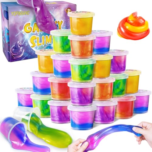 24er Pack Galaxy Slime Kit, Slime Set für Kinder, Ideales Spielzeug Geschenk für Kinder Jungen Mädchen, Slime Spielzeug für Jungen Mädche 24er Pack Galaxy Slime Kit, Slime Set für Kinder, Ideales Spielzeug Geschenk für Kinder Jungen Mädchen, Slime Spielzeug für Jungen Mädche von YOPINSAND