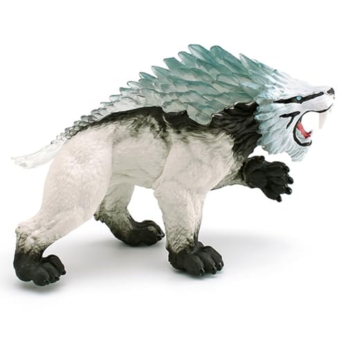 Eissäbelzahntiger Spielzeug, Eissäbelzahntiger Modelle, Wildtier Modellspielzeug, Westliche Mythische Tiger, Tier Spielzeug Modelle, Monster Dekorationen, Kindergeschenke von YORISMAL