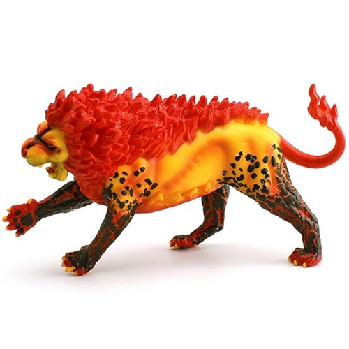 YORISMAL Feuerlöwe Spielzeug, Feuerlöwe Monster Modell Dekorationen, Tiermodelle, westliche mythologische Tiere, Monster Dekorationen, Geschenke für Kinder von YORISMAL