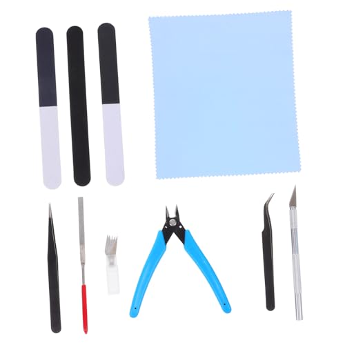 YOSADIER 1 Set Modell Werkzeug Set Puppenhaus Reparatur Werkzeuge Modellierer Handwerk Werkzeug Kunststoff Puppenzubehör Modell Werkzeug Kit Modellier Werkzeug Kit Reparatur Von Kunststoff von YOSADIER