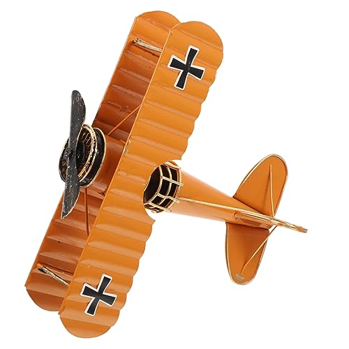 YOSADIER 1 Stück Retro -schmiedeeisenflugzeugmodell Für Weihnachtsflugzeugverzierung Retro-flugzeugmodell Flugzeug Figur Rustikales Flugzeugdekor Fliegendes Modell Desktop-Dekoration Golden YOSADIER 1 Stück Retro -schmiedeeisenflugzeugmodell Für Weihnachtsflugzeugverzierung Retro-flugzeugmodell Flugzeug Figur Rustikales Flugzeugdekor Fliegendes Modell Desktop-Dekoration Golden von YOSADIER