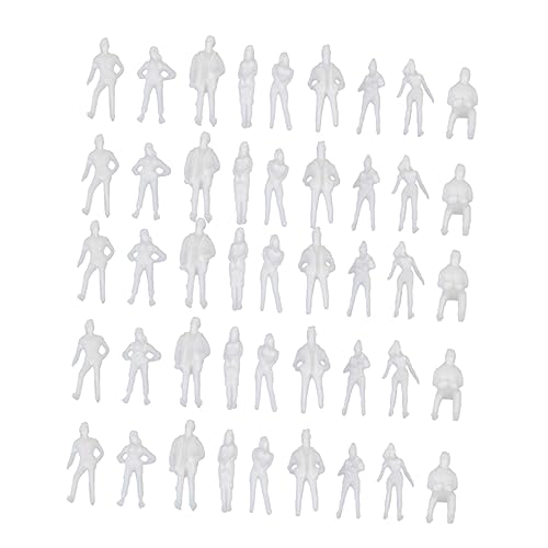 YOSADIER 100 Stück Puppenmodell Figuren spielgeschirr accesories dekoringe passenge Modelle Menschen -People-Modell Mikrolandschaftshandwerk Plastik Weiß YOSADIER 100 Stück Puppenmodell Figuren spielgeschirr accesories dekoringe passenge Modelle Menschen -People-Modell Mikrolandschaftshandwerk Plastik Weiß von YOSADIER