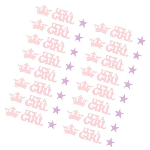 YOSADIER 1Satz Geschlechtskonfetti Girl Mit Krone Und Sternen Tischdeko Für Babyparty Und Shower Dekorative Partyzubehör Für Feierlichkeiten YOSADIER 1Satz Geschlechtskonfetti Girl Mit Krone Und Sternen Tischdeko Für Babyparty Und Shower Dekorative Partyzubehör Für Feierlichkeiten von YOSADIER
