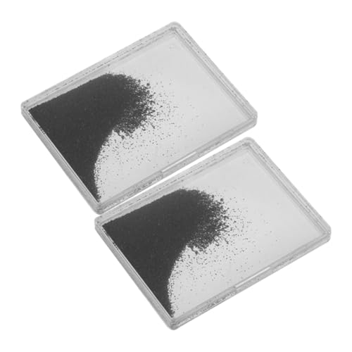 YOSADIER 2 Stück Box Eisenbox Eisenfüllungen Magnetische Eisenspäne Eisenspäne Für Wissenschaftliche Experimente Eisen Für Die Bildung Eisen Für Die Magnetbildung Eisensand von YOSADIER