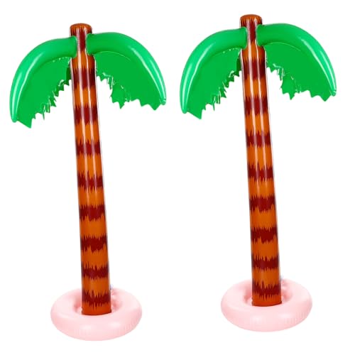 YOSADIER 2 Stück Teiliges Aufblasbares Kokospalmen aus Strapazierfähigem PVC Kinderfreundlich Luftdichtes Design für Sommer Schwimmbad und Strandpartys YOSADIER 2 Stück Teiliges Aufblasbares Kokospalmen aus Strapazierfähigem PVC Kinderfreundlich Luftdichtes Design für Sommer Schwimmbad und Strandpartys von YOSADIER