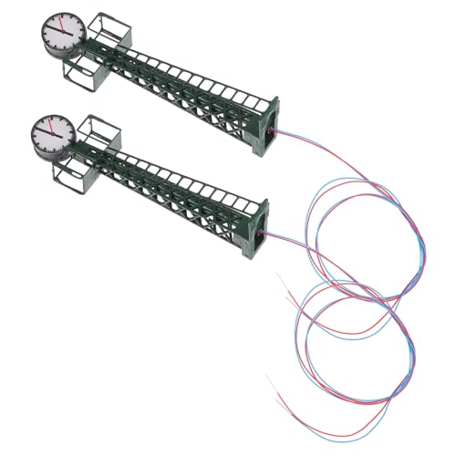 YOSADIER 2 Stück Zuggitterlichtmodell Modellbahn Tisch Mini Laternenpfahl Leuchttisch Für Zuglampen Straßenlaternen Im O-maßstab Eisenbahn Zuglampe Miniaturlandschaften Green Abs YOSADIER 2 Stück Zuggitterlichtmodell Modellbahn Tisch Mini Laternenpfahl Leuchttisch Für Zuglampen Straßenlaternen Im O-maßstab Eisenbahn Zuglampe Miniaturlandschaften Green Abs von YOSADIER
