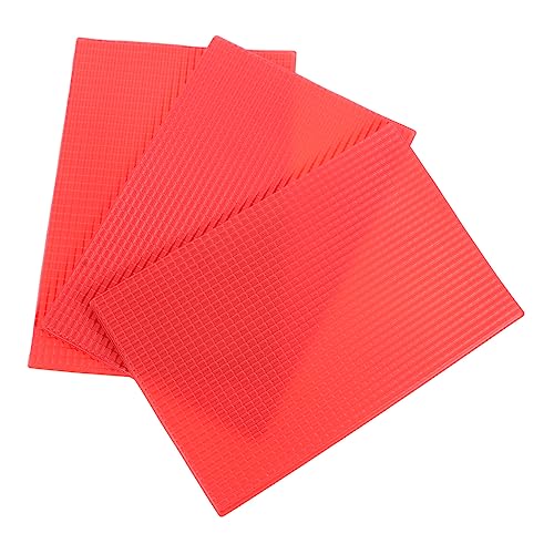 YOSADIER 3 Stück Fliesenmodell mikrolandschaft Modellbau Material Oberflächenmodell für PVC-Fliesen Sandtisch-Modelldekoration Simulation rote Fliese Modelldekor aus roten Fliesen Plastik YOSADIER 3 Stück Fliesenmodell mikrolandschaft Modellbau Material Oberflächenmodell für PVC-Fliesen Sandtisch-Modelldekoration Simulation rote Fliese Modelldekor aus roten Fliesen Plastik von YOSADIER