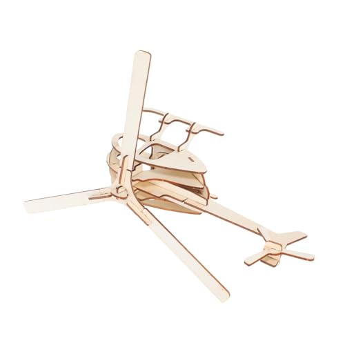 YOSADIER 3-teiliges DIY-malflugzeug: Holzflugzeug-bastelset, 3D-Puzzle-Modell Für Kinder, Bemalbares Flugzeugspielzeug, Pädagogisches Montageset Für Aktivitäten Im Innen- Und Außenbereich von YOSADIER