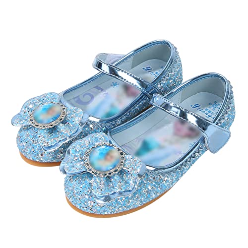 YOSICIL Mädchen Prinzessin Schuhe ELSA Kristall Schuhe Frozenn Eiskönigin Sandalen Partei Glitzer Pumps Festlich Ballerina Karneval Verkleidung Kinder Kostüm Zubehör Schuhe,Blau,22 YOSICIL Mädchen Prinzessin Schuhe ELSA Kristall Schuhe Frozenn Eiskönigin Sandalen Partei Glitzer Pumps Festlich Ballerina Karneval Verkleidung Kinder Kostüm Zubehör Schuhe,Blau,22 von YOSICIL
