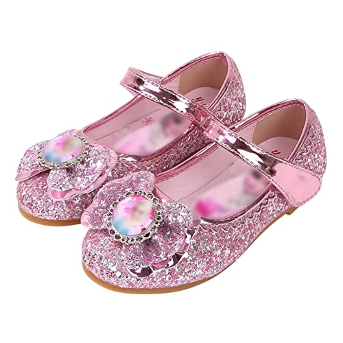 YOSICIL Mädchen Prinzessin Schuhe ELSA Kristall Schuhe Frozenn Eiskönigin Sandalen Partei Glitzer Pumps Festlich Ballerina Karneval Verkleidung Kinder Kostüm Zubehör Schuhe,Rosa,25 YOSICIL Mädchen Prinzessin Schuhe ELSA Kristall Schuhe Frozenn Eiskönigin Sandalen Partei Glitzer Pumps Festlich Ballerina Karneval Verkleidung Kinder Kostüm Zubehör Schuhe,Rosa,25 von YOSICIL
