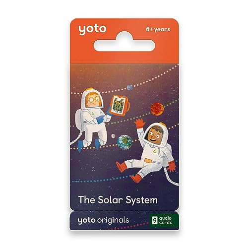 YOTO Das Sonnensystem – 9 Hörbuchkarten für Kinder zur Verwendung mit Player und Mini-All-in-1-Audiogerät, pädagogisches bildschirmfreies Hören mit lustigen Geschichten zum Lernen und interaktiven YOTO Das Sonnensystem – 9 Hörbuchkarten für Kinder zur Verwendung mit Player und Mini-All-in-1-Audiogerät, pädagogisches bildschirmfreies Hören mit lustigen Geschichten zum Lernen und interaktiven von YOTO
