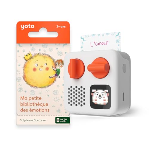 Yoto Mini + Pack Die kleine Bibliothek der Emotionen, Geschichtenbox, tragbar, Bluetooth-Lautsprecher, 8 französische Audiobücher für Kinder zum Hören, auf Reisen, erste Geschichten von 3 bis 10 Yoto Mini + Pack Die kleine Bibliothek der Emotionen, Geschichtenbox, tragbar, Bluetooth-Lautsprecher, 8 französische Audiobücher für Kinder zum Hören, auf Reisen, erste Geschichten von 3 bis 10 von YOTO