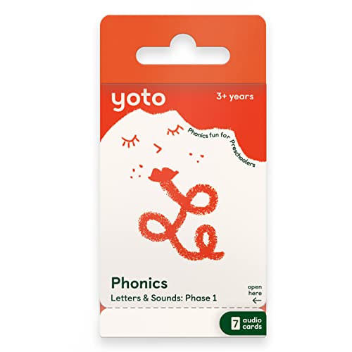 Yoto Phonics: Letters & Sounds Phase 1 – Englische Audiokarte für Kinder zur Verwendung mit dem Yoto-Player und dem Mini All-in-1-Audioplayer für Kinder ab 3 Jahren von YOTO