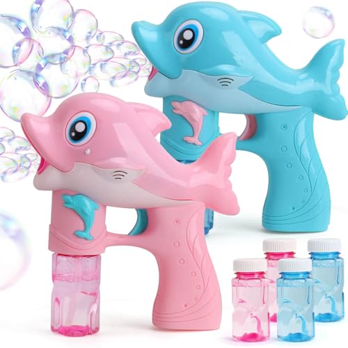 YOTOY 2 Stück Seifenblasenpistole Spielzeug für Kinder Seifenblasenmaschine Bubble Gun Maker Hochzeit Party Badewanne Spielzeug für 3-8 Jahre Kinder Geschenke ab Jahre Mädchen Jungs Geburtstag YOTOY 2 Stück Seifenblasenpistole Spielzeug für Kinder Seifenblasenmaschine Bubble Gun Maker Hochzeit Party Badewanne Spielzeug für 3-8 Jahre Kinder Geschenke ab Jahre Mädchen Jungs Geburtstag von YOTOY