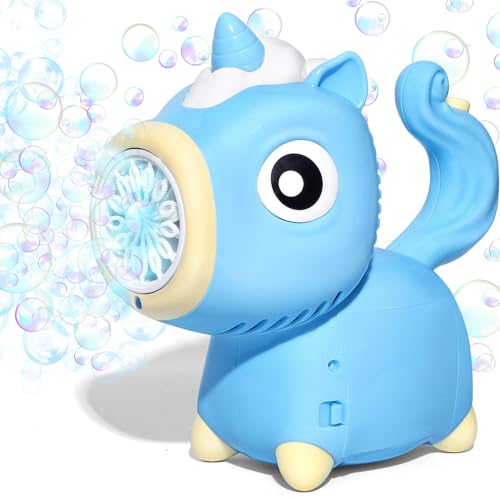 YOTOY Einhorn Seifenblasenmaschine für Kinder Seifenblasen Spielzeug für Spiel Badewanne Hochzeit Badespielzeug für 3 4 5 Jahre Kinder Geburtstag Geschenk für 3-8 Jahre Mädchen Junge Baby Spielzeug YOTOY Einhorn Seifenblasenmaschine für Kinder Seifenblasen Spielzeug für Spiel Badewanne Hochzeit Badespielzeug für 3 4 5 Jahre Kinder Geburtstag Geschenk für 3-8 Jahre Mädchen Junge Baby Spielzeug von YOTOY