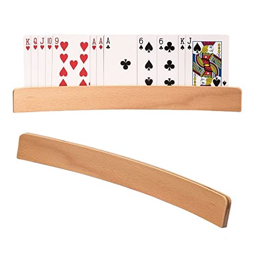 2Stück Spielkartenhalter,Holz Freisprech Kartenhalter,Stehender Pokerhalter,Spielkarten Halter für Behinderte Kinder, Senioren, Erwachsen 2Stück Spielkartenhalter,Holz Freisprech Kartenhalter,Stehender Pokerhalter,Spielkarten Halter für Behinderte Kinder, Senioren, Erwachsen von YOUDALIS