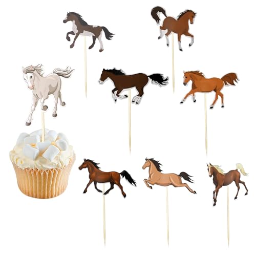 40 Stück Pferde Cupcake Topper Pferderennen Cupcake Picks Geburtstag Tortendeko Pferd für Pferdesport, Geburtstag, Babyparty, Hochzeit, Party 40 Stück Pferde Cupcake Topper Pferderennen Cupcake Picks Geburtstag Tortendeko Pferd für Pferdesport, Geburtstag, Babyparty, Hochzeit, Party von YOUDALIS