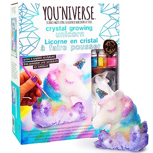 Just My Style Youniverse Crystal Growing Unicorn by Horizon Group USA, DIY Crystal Growing Kit, STEM Kit, Grow Crystals on a 3D Unicorn Figur, Includes Container for Crystal Growing, Colors & More Just My Style Youniverse Crystal Growing Unicorn by Horizon Group USA, DIY Crystal Growing Kit, STEM Kit, Grow Crystals on a 3D Unicorn Figur, Includes Container for Crystal Growing, Colors & More von YOUNIVERSE