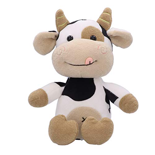YOUTHINK Kuh, Kuh Gefülltes Plüschtier Niedliches Plüschkuh Spielzeug Tier Cartoon Vieh Kalb Puppe Kuscheltier für Baby Kinder Mödchen von YOUTHINK