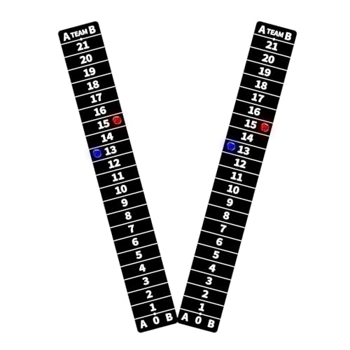 YOUXIFUN Cornhole Anzeigetafel mit magnetischem Punktezähler, 2 Punktezähler, behalten den Überblick über die Punktzahl für Maisloch-Spiele drinnen und draußen (1) von YOUXIFUN