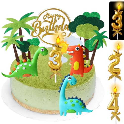 YOUYIKE 14 Stück Dino Tortendeko 2/3/4 Jahre, 3D Dino Kuchen Deko Junge, Dino Cupcake Toppers, Tortendeko Junge 4. Geburtstag, für Kinder 4 Jahre Geburtstag Deko Muffin Deko YOUYIKE 14 Stück Dino Tortendeko 2/3/4 Jahre, 3D Dino Kuchen Deko Junge, Dino Cupcake Toppers, Tortendeko Junge 4. Geburtstag, für Kinder 4 Jahre Geburtstag Deko Muffin Deko von YOUYIKE