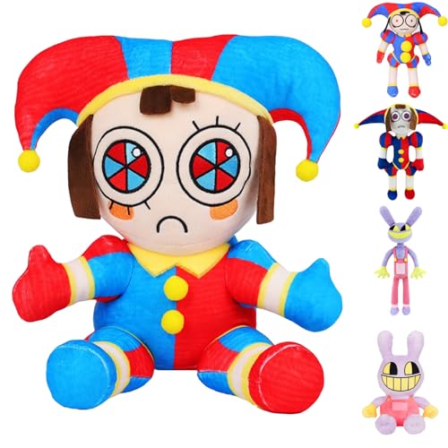 YOUYIKE Digital Circus Plush, The Amazing Digital Circus, Kuscheltier Peripheriegeräte von Anime Figuren Spielzeug, Geburtstagsgeschenke für Jungen und Mädchen Kinder Fans von YOUYIKE