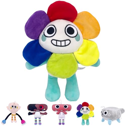 YOUYIKE Dandy Horror Games Plüsch - Dandys World 30 cm The World Game Kiesel Sonnenblume Plüsch Plüschtier Dandys World Plüsch für Jungen Mädchen Weiches Stofftier Kissen Puppe Geschenk von YOUYIKE