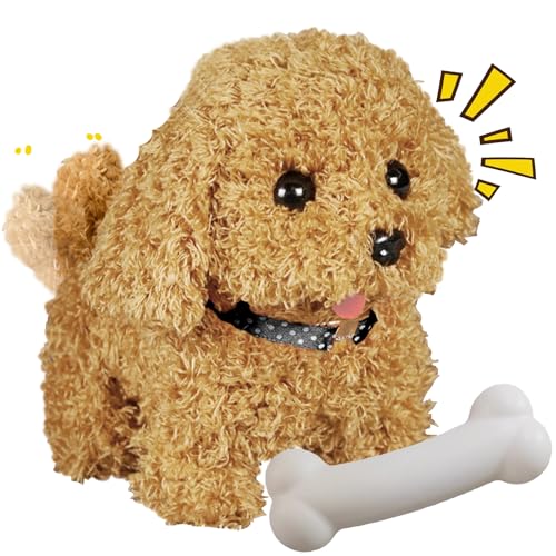 YOUYIKE Hund Spielzeug Kinder, Plüschtier Spielzeug Hund der Läuft und Bellt, Ostergeschenke Kinder, Interaktives Plüschtier mit Gehen, Bellen, Schwanzwedeln fur Kinder Spielzeug YOUYIKE Hund Spielzeug Kinder, Plüschtier Spielzeug Hund der Läuft und Bellt, Ostergeschenke Kinder, Interaktives Plüschtier mit Gehen, Bellen, Schwanzwedeln fur Kinder Spielzeug von YOUYIKE