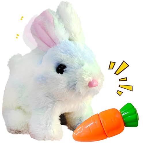 YOUYIKE Interaktives Kaninchen Spielzeug, Hasen Kuscheltiere Klein, Ostergeschenke Kinder, Interaktives Plüschtier mit Gehen, Können Gehen und Sprechen,Ostern Geburtstagsgeschenk YOUYIKE Interaktives Kaninchen Spielzeug, Hasen Kuscheltiere Klein, Ostergeschenke Kinder, Interaktives Plüschtier mit Gehen, Können Gehen und Sprechen,Ostern Geburtstagsgeschenk von YOUYIKE