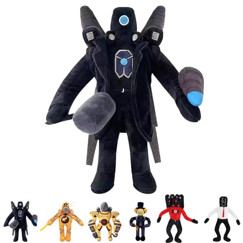 YOUYIKE Skibidi Toilette Plüschtier, Skibidi Toilette Titan Camera Man, Skibidi Toilet Figuren, Anime Game Skibidi Toilet Toy 30CM, für Kinder, Erwachsene und Spielefans von YOUYIKE