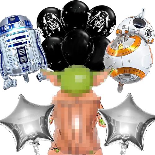YOUYIKE Geburtstag Luftballon, Star Krieg Geburtstagsdeko, Geburtstag Deko Party Ballons, Geburtstag Kinder Folienballon, Folienballon Set 3-10 Jahre Alt Kinder für Partys Geburtstag Dekoration YOUYIKE Geburtstag Luftballon, Star Krieg Geburtstagsdeko, Geburtstag Deko Party Ballons, Geburtstag Kinder Folienballon, Folienballon Set 3-10 Jahre Alt Kinder für Partys Geburtstag Dekoration von YOUYIKE