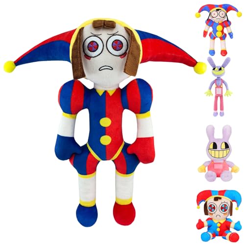 YOUYIKE Digital Circus Plush, The Amazing Digital Circus, Kuscheltier Peripheriegeräte von Anime Figuren Spielzeug, Geburtstagsgeschenke für Jungen und Mädchen Kinder Fans von YOUYIKE