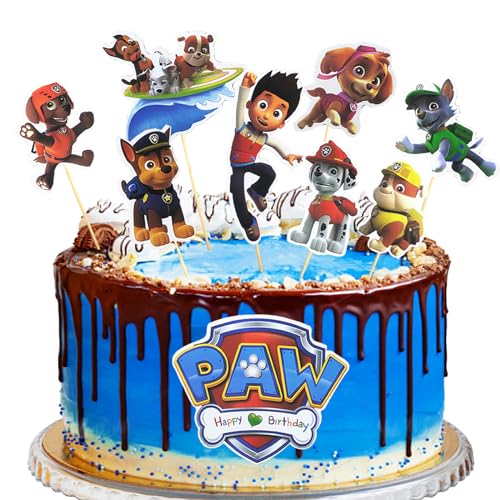 YOUYIKE Unique Store 36 Stück Paw Patrol Geburtstagskuchenaufsätze, Cupcake-Aufsätze, Dekorationen für Kindergeburtstag, Babyparty, Party, DIY niedliche Themen-Kuchendekorations-Picks YOUYIKE Unique Store 36 Stück Paw Patrol Geburtstagskuchenaufsätze, Cupcake-Aufsätze, Dekorationen für Kindergeburtstag, Babyparty, Party, DIY niedliche Themen-Kuchendekorations-Picks von YOUYIKE