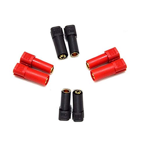 YoWoo Power 4 Pairs Amass XT150-Steckeradapter Stecker/Buchse 6-mm-Gold-Bananenstecker für Batterie-Regler und Ladekabel YoWoo Power 4 Pairs Amass XT150-Steckeradapter Stecker/Buchse 6-mm-Gold-Bananenstecker für Batterie-Regler und Ladekabel von YoWoo Power