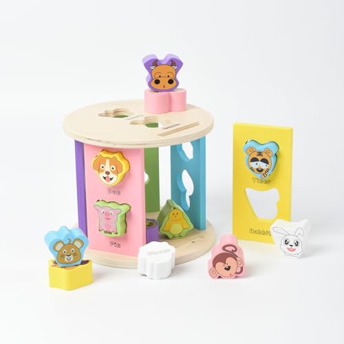 YOXACT Children's Animal Activity Cube Montessori Spielzeug Holzspielzeug Kinder Farbe Sortierspiel Baby Tierspielzeug Koordination Motorikspielzeug Lernspiele Mädchen Jungen Geschenk YOXACT Children's Animal Activity Cube Montessori Spielzeug Holzspielzeug Kinder Farbe Sortierspiel Baby Tierspielzeug Koordination Motorikspielzeug Lernspiele Mädchen Jungen Geschenk von YOXACT