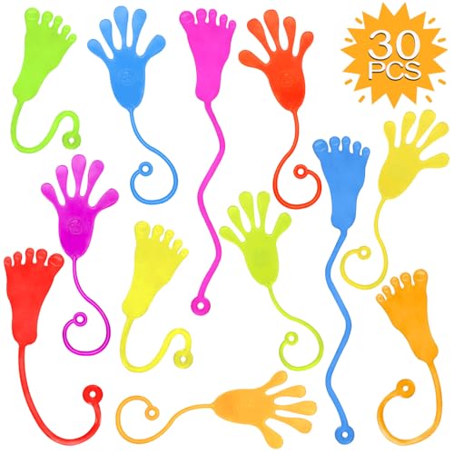 30 x Klatschhand Kinder, Klebehand Spielzeug Glibber, Klatschhände Party Mitbringsel für Jungen & Mädchen, Glibberhand Geeignet Gastgeschenke für Kindergeburtstag 30 x Klatschhand Kinder, Klebehand Spielzeug Glibber, Klatschhände Party Mitbringsel für Jungen & Mädchen, Glibberhand Geeignet Gastgeschenke für Kindergeburtstag von YOYOHAHAHA