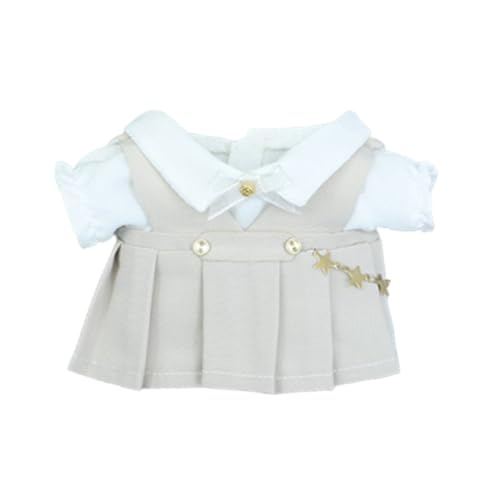 20,3 cm Modepuppen-Outfit für Kinder, Spielpuppe, Top, adrettes Kleid, Plüschtier, Puppenzubehör, koreanisches Idol-Puppenkleidung 20,3 cm Modepuppen-Outfit für Kinder, Spielpuppe, Top, adrettes Kleid, Plüschtier, Puppenzubehör, koreanisches Idol-Puppenkleidung von YPREWY