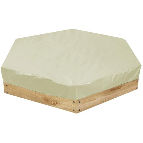 Tragbarer Sandkasten für Baby-Sandspielzeug, regenfest, sechseckig, für den Außenbereich, schlechtes Wetter, Sicherheits-Sandkasten von YPREWY
