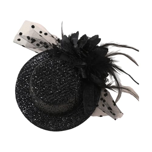 YPREWY 1920er Jahre Federhut Haarnadel für Cocktails Party Eleganter Fascinator Hut Cosplay Kostüm Haarspange TeaParty Kopfschmuck YPREWY 1920er Jahre Federhut Haarnadel für Cocktails Party Eleganter Fascinator Hut Cosplay Kostüm Haarspange TeaParty Kopfschmuck von YPREWY