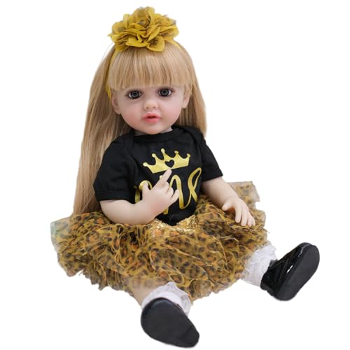 YPREWY 21 65 Zoll Wiedergeburt Beliebte Süße Schmollende Mädchenpuppe Mit Blondem Haar & YPREWY 21 65 Zoll Wiedergeburt Beliebte Süße Schmollende Mädchenpuppe Mit Blondem Haar & von YPREWY