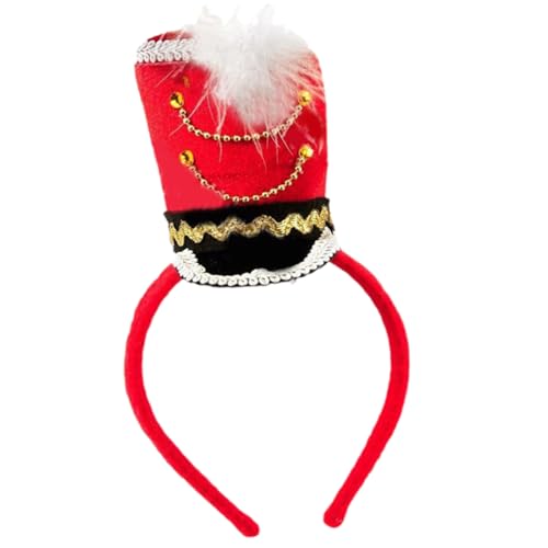 YPREWY Elastisches Haar-Accessoire für kleine Mädchen, Zylinder, Stirnbänder mit glitzernden Pailletten, für Kindergeburtstage, Partys und Versammlungen von YPREWY