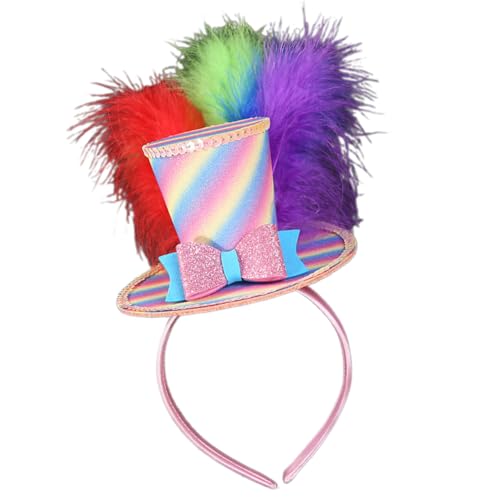YPREWY Elastisches Haar-Accessoire für kleine Mädchen, Zylinder, Stirnbänder mit glitzernden Pailletten, für Kindergeburtstage, Partys und Versammlungen YPREWY Elastisches Haar-Accessoire für kleine Mädchen, Zylinder, Stirnbänder mit glitzernden Pailletten, für Kindergeburtstage, Partys und Versammlungen von YPREWY