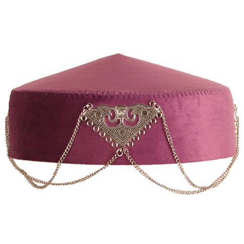 YPREWY Eleganter kasachischer Tribal-Hut mit feinen Nähten und Quasten, ideal für Feiern und Motto-Partys, Bühnenauftritte YPREWY Eleganter kasachischer Tribal-Hut mit feinen Nähten und Quasten, ideal für Feiern und Motto-Partys, Bühnenauftritte von YPREWY
