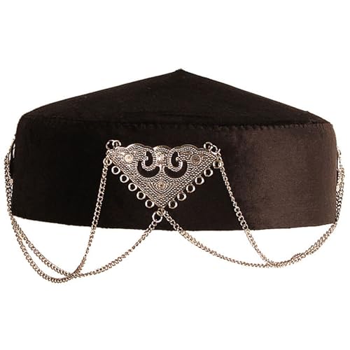 YPREWY Eleganter kasachischer Tribal-Hut mit feinen Nähten und Quasten, ideal für Feiern und Motto-Partys, Bühnenauftritte YPREWY Eleganter kasachischer Tribal-Hut mit feinen Nähten und Quasten, ideal für Feiern und Motto-Partys, Bühnenauftritte von YPREWY
