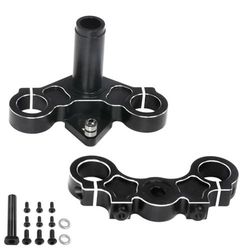 YPREWY Ersatzteil des Fernbedienungssteuermodells Upgrades Triple Clamp Für 1/4 Vordere Stoßdämpfer Für LOSI Motorräder von YPREWY