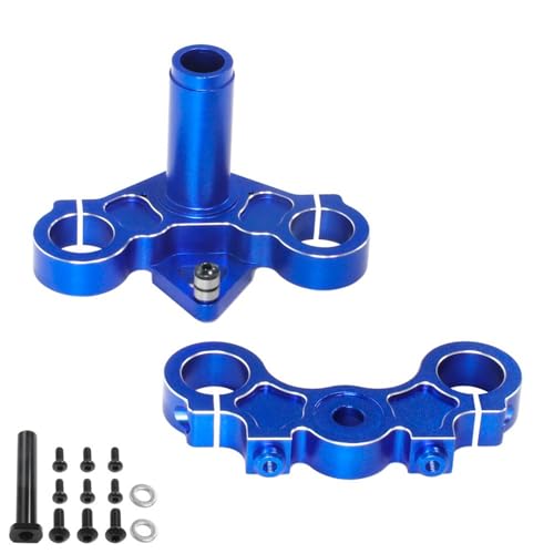 YPREWY Ersatzteil des Fernbedienungssteuermodells Upgrades Triple Clamp Für 1/4 Vordere Stoßdämpfer Für LOSI Motorräder von YPREWY