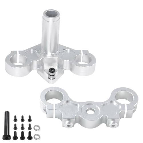 YPREWY Ersatzteil des Fernbedienungssteuermodells Upgrades Triple Clamp Für 1/4 Vordere Stoßdämpfer Für LOSI Motorräder von YPREWY