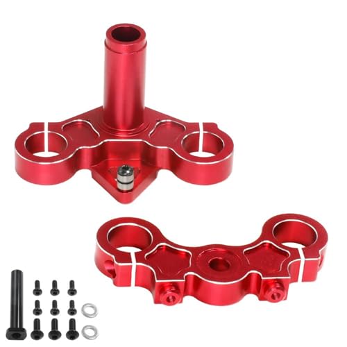 YPREWY Ersatzteil des Fernbedienungssteuermodells Upgrades Triple Clamp Für 1/4 Vordere Stoßdämpfer Für LOSI Motorräder von YPREWY